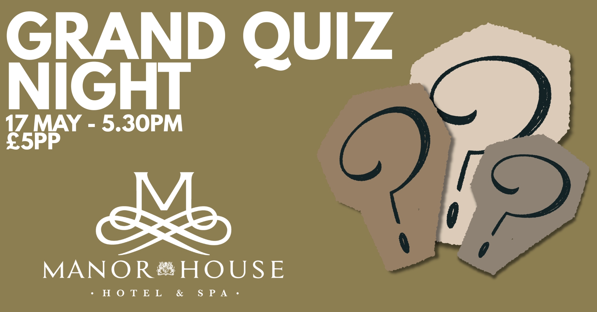 Manor House Grand Quiz Night